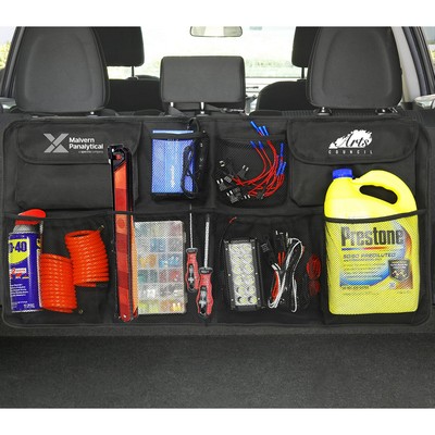 Backseat Trunk Organizer with Adjustable Strip