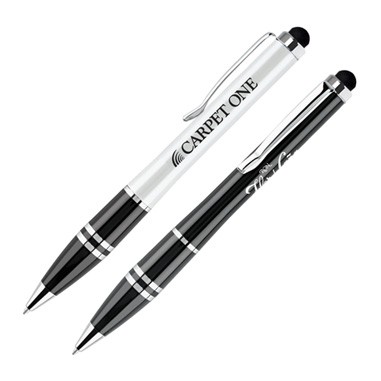 Brass Ballpoint Pen and Stylus (Screen Printed)