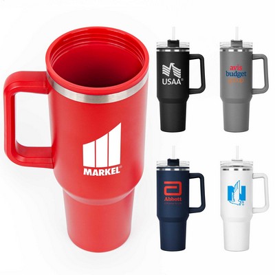 40 Oz. Hippo Lite Mug & Straw Lid