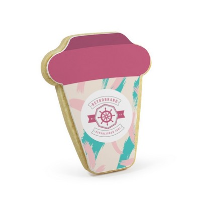 Custom Shaped Iced Logo Shortbread Cookies (Large)