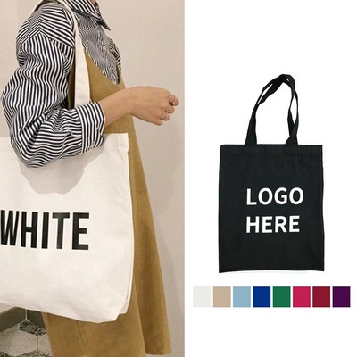 Black Cotton Canvas Tote