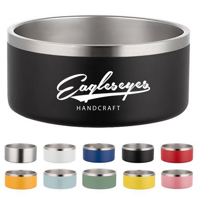 64 Oz Stainless Steel Dog Bowl