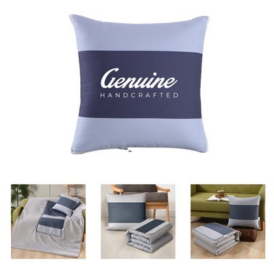 2-in-1 Quilted Travel Blanket