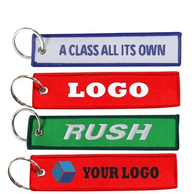 Embroidery Keychain Luggage Tag