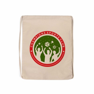 Canvas Drawstring Bag (Natural)