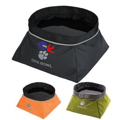 Portable Waterproof Oxford Travel Dog Bowl