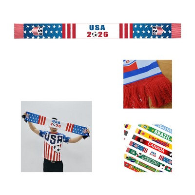 World Cup Soccer Cheering Scarf