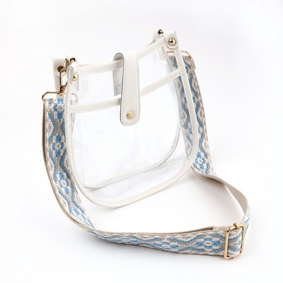 Clear PVC Crossbody Bag
