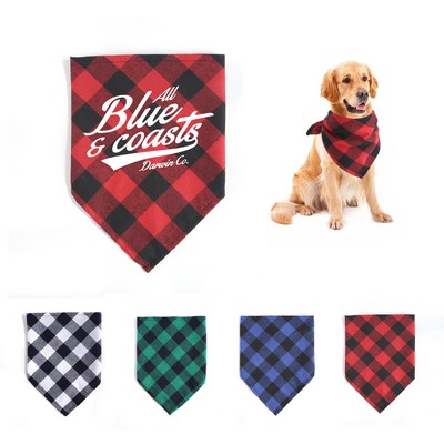 Cotton Pet Triangle Bandana