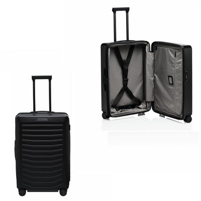 Bric's Porsche Roadster By Bric's 27 Inch Expandable Spinner Luggage - Black Matte
