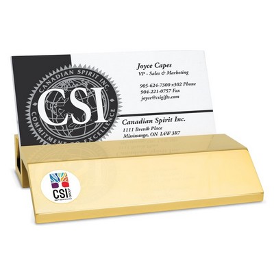 Business Card Holder Gold