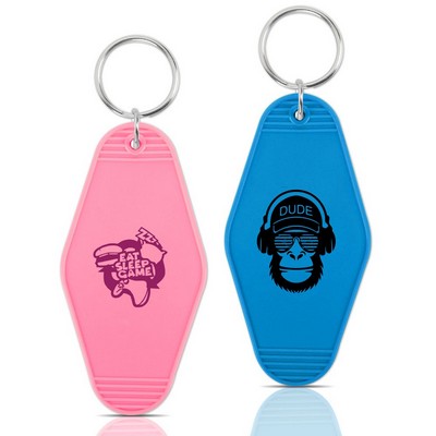 Retro Vintage Motel Keychain