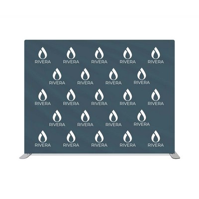 10' x 8' Step and Repeat Straight Pillow Case Backdrop Double Sided Package