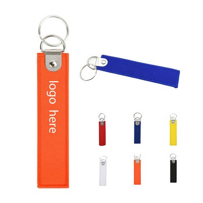 Woven Luggage Flight Keytag