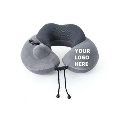 Innovative Design PP Cotton Inflatable Neck Protecting U-Shaped Pillow