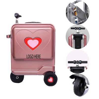 Riding Electric Suitcase With Battery