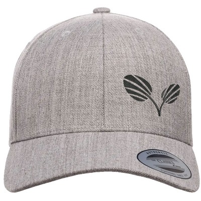 Yupoong 6789M YP Classics Premium Curved Visor Snapback Hat with Embroidery