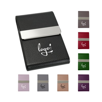 PU Leather Business Card Holder Case