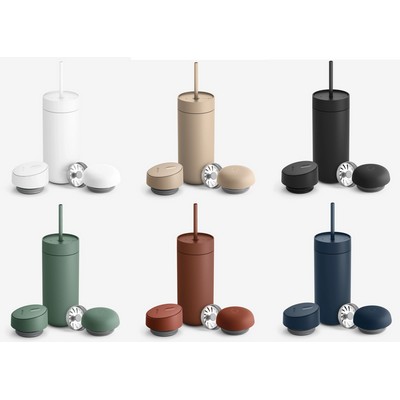 16 Oz. Fellow® Carter Tumbler 3-in-1 Lid System (Move, Slide lid, Cold lid w/ straw)