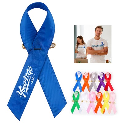 Satin Lapel Pin Ribbon