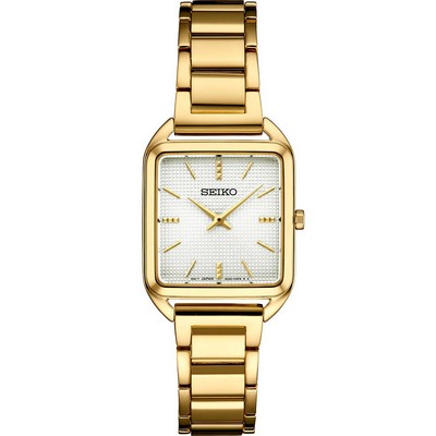 Seiko Watch Essentials Sgp Quartz Silver Dial