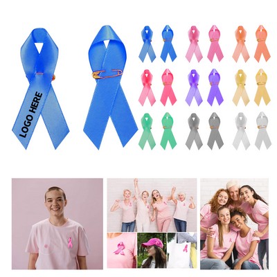 Satin Awareness Ribbon Pin