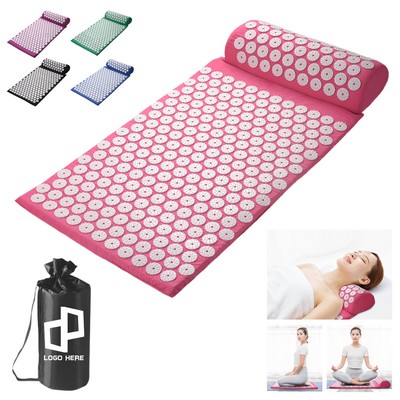 Acupuncture Mat and Pillow Massage Set