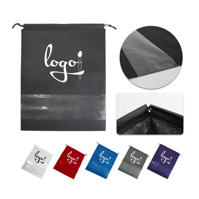 Portable Drawstring Non Woven Shoe Bag