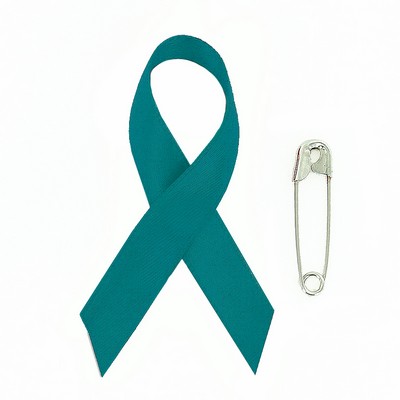 Ovarian Cancer Awareness Ribbon w/Safety Pin