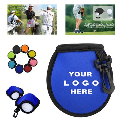 Portable Golf Ball Cleaning Bag