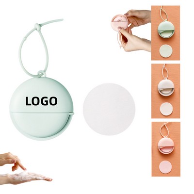 Ball-Shaped Clip-On Portable Hand Soap Sheets