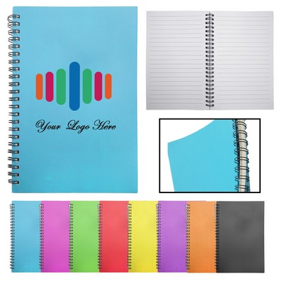 Full Color A5 Ruled College Spiral Journal Notebook