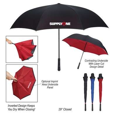 48" Arc Two-tone Inversion Umbrella
