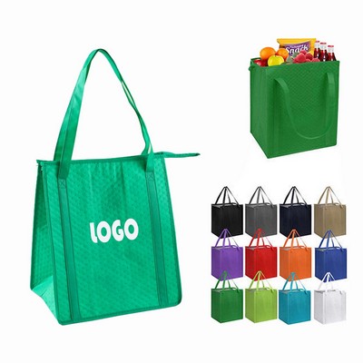 Aluminum Foil Lined Non-Woven Insulated Food Delivery Bag