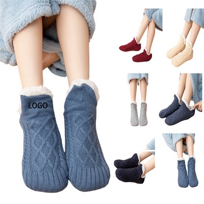 Grip-Enhanced Cozy Slipper Socks