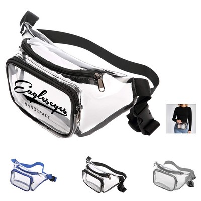 Waterproof Clear PVC Fanny Pack