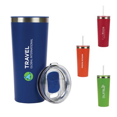 Bremen 24 oz. Steel/50% Recycled PP Liner Travel Tumbler