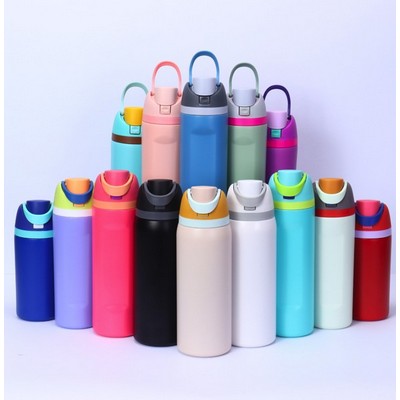 16oz Free Sip Stainless Steel Water Bottle