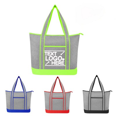 Heathered Cooler Tote Bag