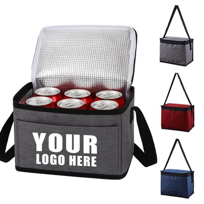 Oxford Fabric Insulated Lunch Bag With Aluminum Lining