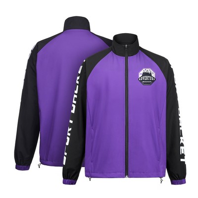 Custom Sublimated Full-Zip Track Jacket