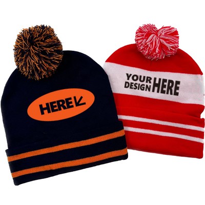 Beanie with Pom