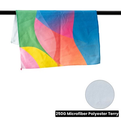 Custom Sublimated Microfiber Rally Towel