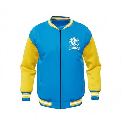 Men's Zip Up Bomber Jacket