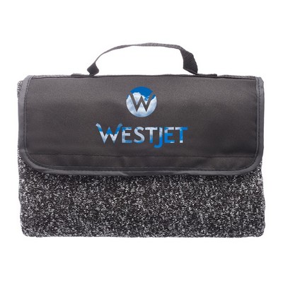 Wagon Train Roll-Up Picnic Blanket (Full Color Imprint)