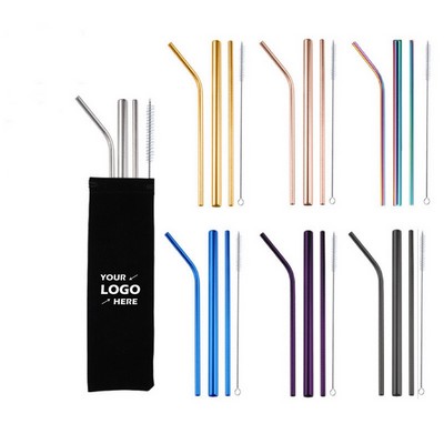 Stainless Steel Straw Set