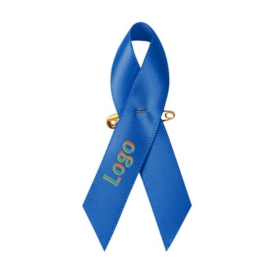 Versatile Satin Awareness Ribbon Pins for Various Causes