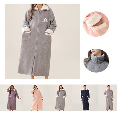 Cloud Velvet Couple's Home Clothes Bathrobe