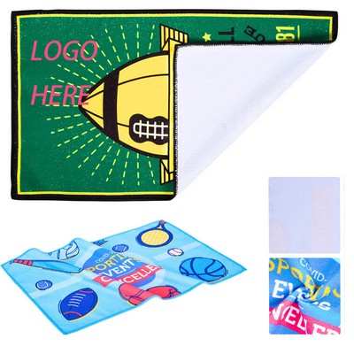 Sublimated Microfiber Rally Towel