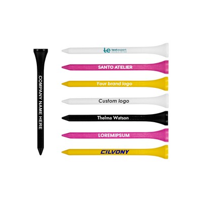 Custom Wooden Golf Tee With Logo Print (3 1/4")